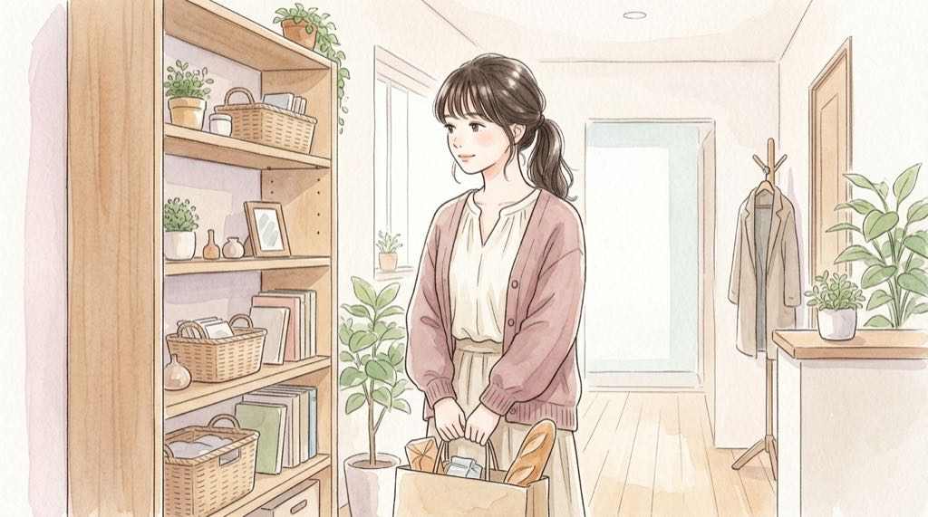 To LOVEる ポップアップの売り切れや在庫の状況を確認する女性のイラスト