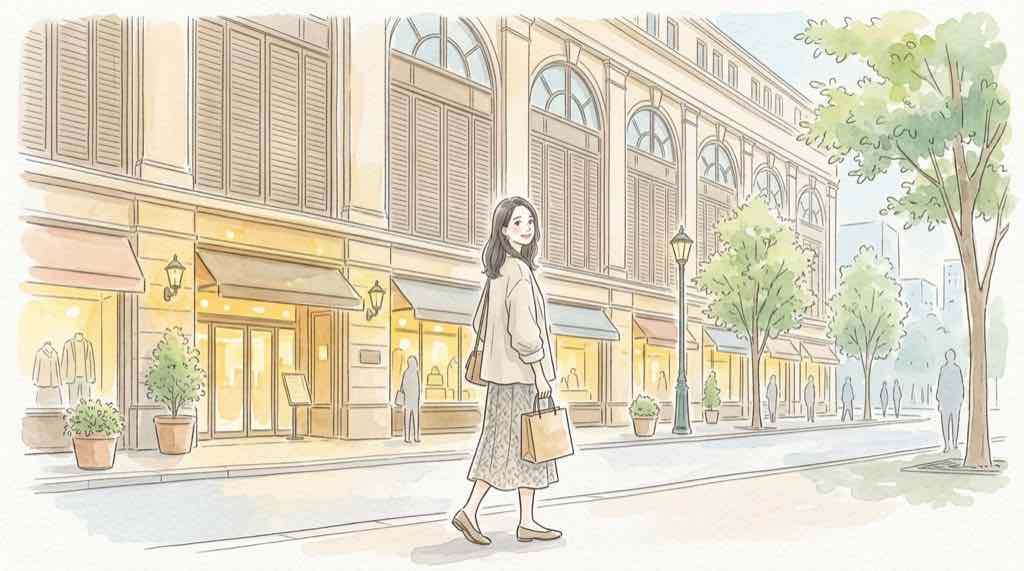 COREDO日本橋の2026年10月15日一時閉館を前にした日本橋の商業施設の外観