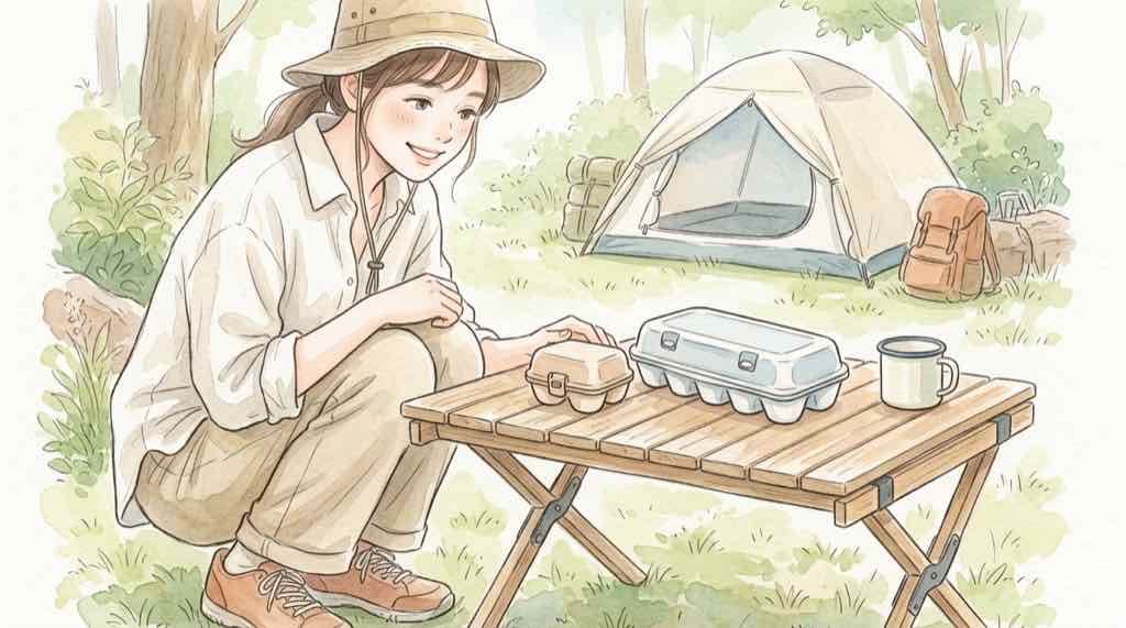 卵ケースは100均で買える?ダイソーとセリアの卵ケースを使い分けるイメージ