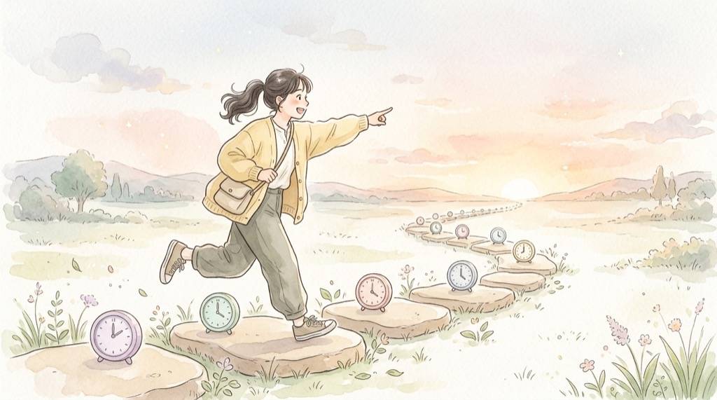 アメリカ中間選挙の州別投票締め切りを日本時間で示す時刻表のイラスト