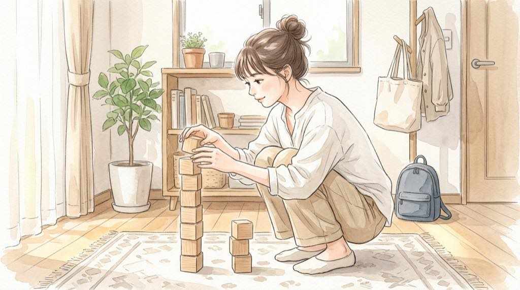電力需要 ピークカットの仕組みを説明する夏のキャンパスと時計のイメージ