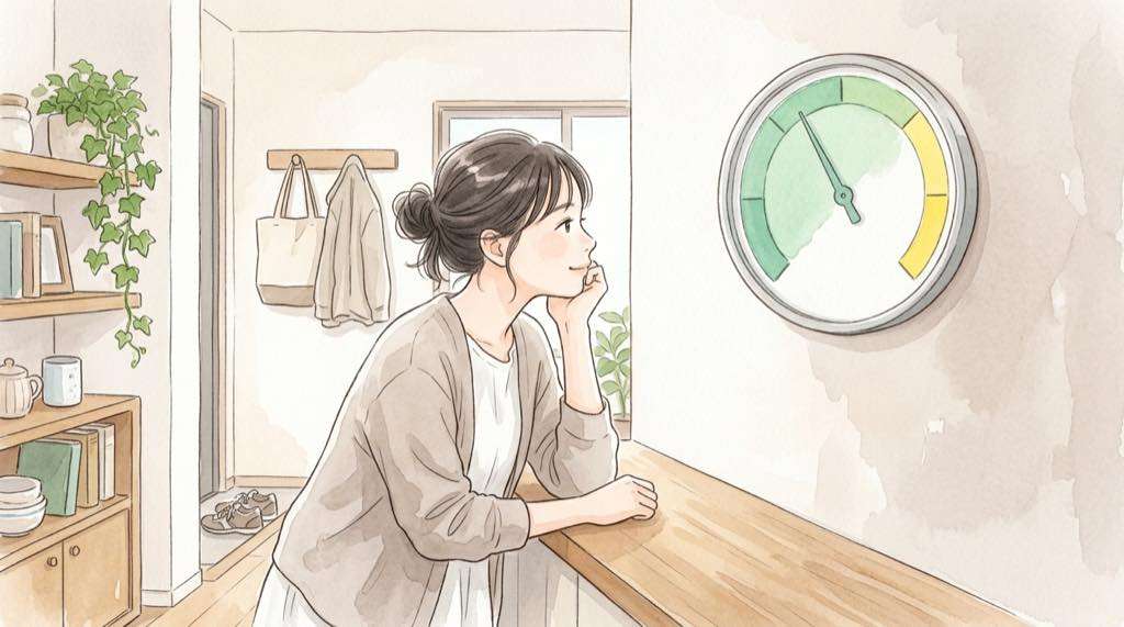 電力予備率 5パーセントの意味を計算する女性と電卓のイメージ