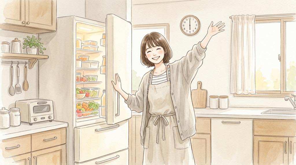 デマンドレスポンスで電気の使う時間を調整する工場と家庭のイメージ