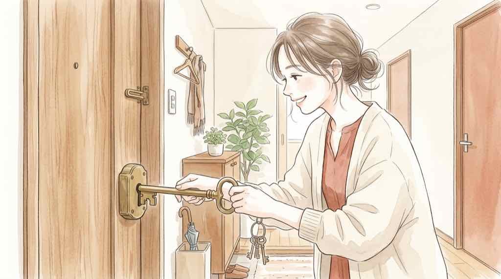 情報漏洩の対象者が今すぐ取る対処を進める女性のイラスト