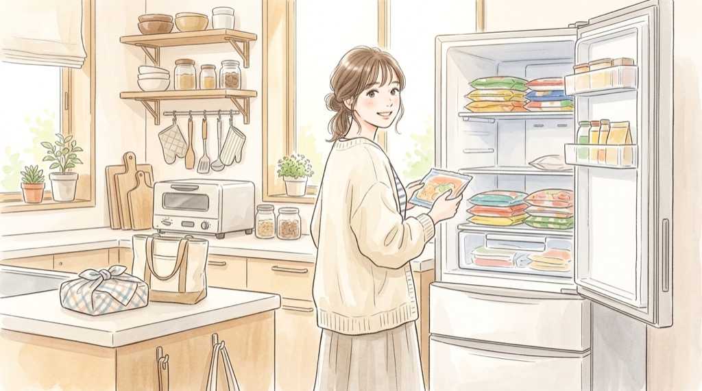 吉野家 キティ 売り切れたらどうなる？再販と抽選対象商品を示す水彩イラスト