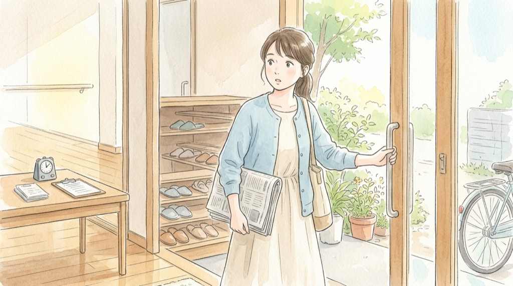 拓殖大学の全日本大学女子駅伝特例出場を伝えるニュースを読む女性